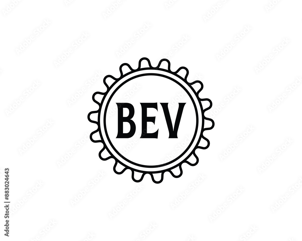 BEV logo design vector template. BEV letter logo design. BEV logo design vector template. BEV letter logo design.