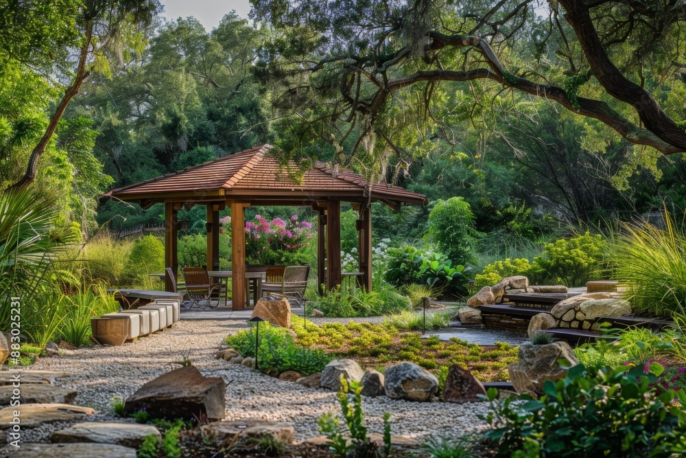 Company-sponsored wellness retreat in a natural setting, providing employees with opportunities for rejuvenation and self-care. Company-sponsored wellness retreat in a natural setting, providing employees with opportunities for rejuvenation and self-care.