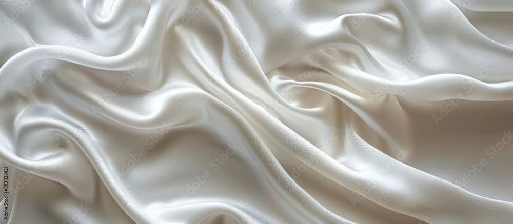 Abstract White Satin Drapery Abstract White Satin Drapery