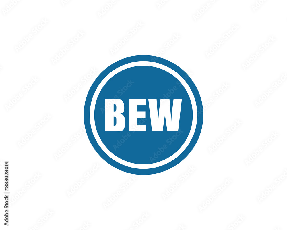 BEW logo design vector template. BEW letter logo design. BEW logo design vector template. BEW letter logo design.