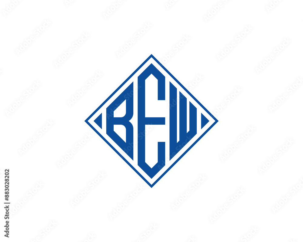 BEW logo design vector template. BEW letter logo design. BEW logo design vector template. BEW letter logo design.