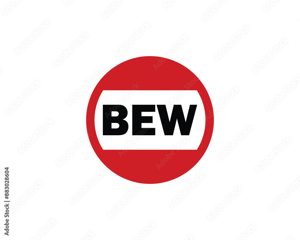 BEW logo design vector template. BEW letter logo design. BEW logo design vector template. BEW letter logo design.