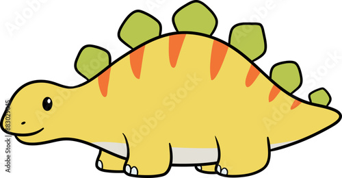Adorable dino vector