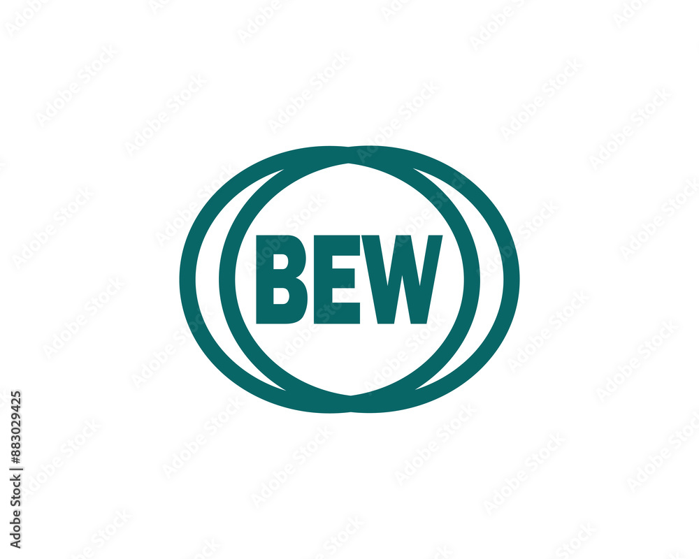 BEW logo design vector template. BEW letter logo design. BEW logo design vector template. BEW letter logo design.