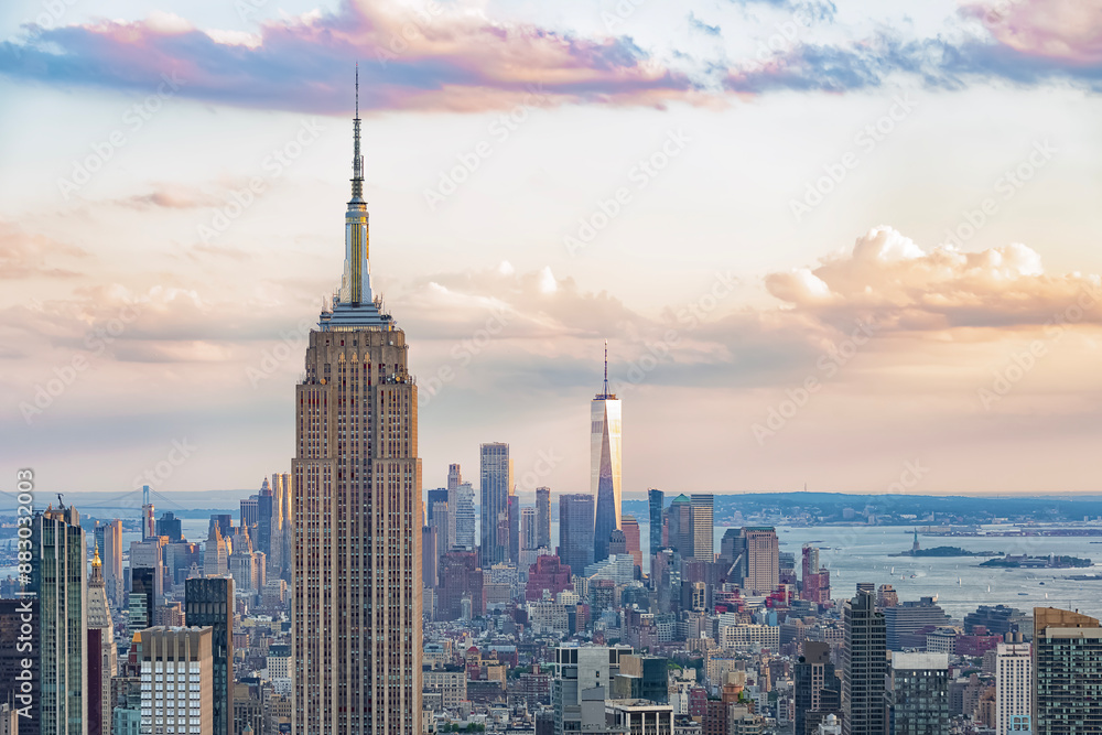 Fototapeta premium The skyline of New York City, United States