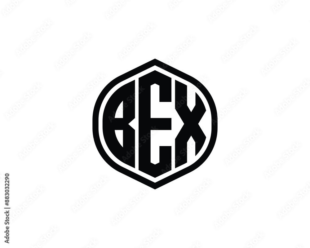BEX logo design vector template. BEX letter logo design. BEX logo design vector template. BEX letter logo design.