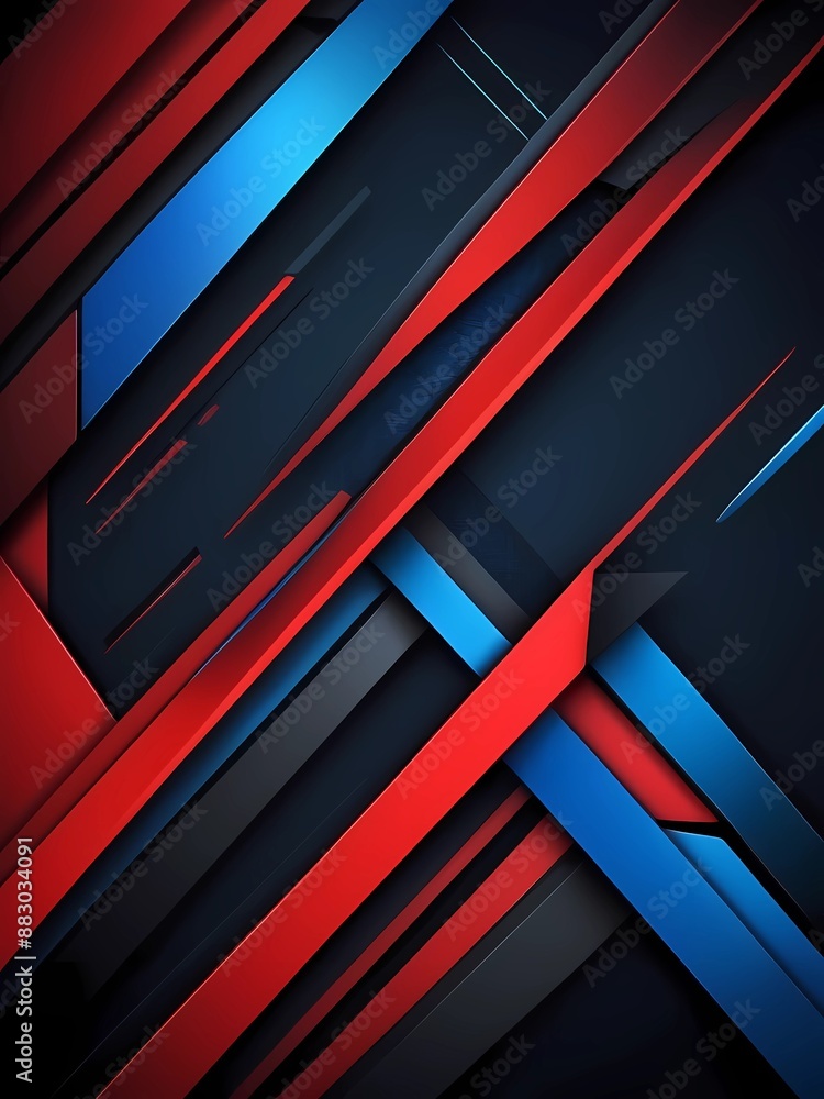 Wallpaper abstract red and blue cyber slash geometric layer overlap design modern futuristic technology background Wallpaper abstract red and blue cyber slash geometric layer overlap design modern futuristic technology background