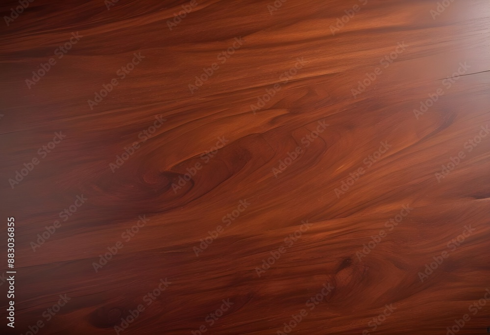 Obraz premium Polished dark solid Mahogany wood tiles texture, upper light, horizontal pattern, knotted, polished