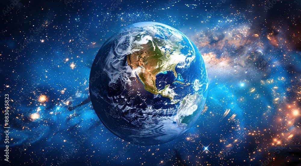 Obraz premium planet earth in space