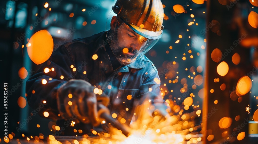 AI generator image of
Incredible photo of a metalworker forging custom pieces in a warehouse, dramatic backlight highlighting the sparks and metal AI generator image of
Incredible photo of a metalworker forging custom pieces in a warehouse, dramatic backlight highlighting the sparks and metal