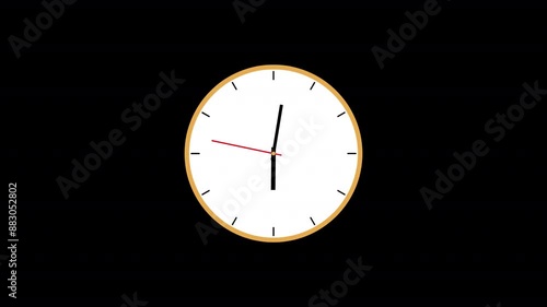 Wallpaper Mural Animated clock on transparent background Torontodigital.ca