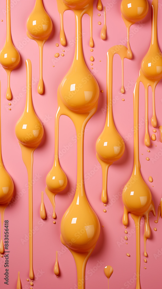 Yellow Drops of Water Paint on Pink Background, Abstract Image, Texture, Pattern Background, Wallpaper, Cover and Screen of Smartphone, Cell Phone, Computer, Laptop, Format 9:16 and 16:9 Yellow Drops of Water Paint on Pink Background, Abstract Image, Texture, Pattern Background, Wallpaper, Cover and Screen of Smartphone, Cell Phone, Computer, Laptop, Format 9:16 and 16:9