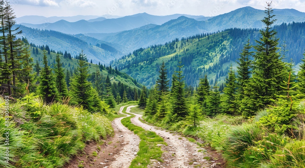 Obraz premium path in the mountains