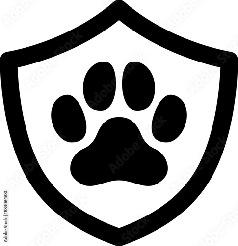 ペット保険のアイコン（Pet insurance icon）
