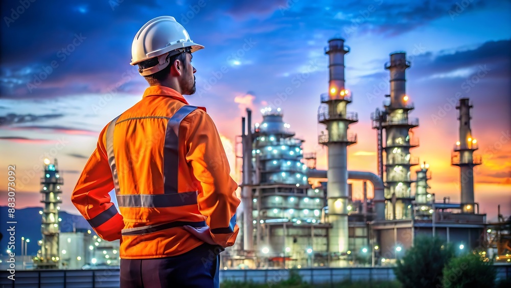 Industrial Worker at a Refinery Industrial Worker at a Refinery