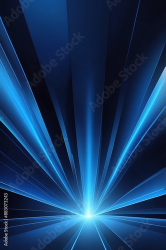 blue lights abstract theme background for banner or invitation card illustration art design photo