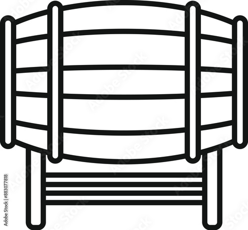 Wooden barrel standing, likely used for aging and fermenting wine or whiskey