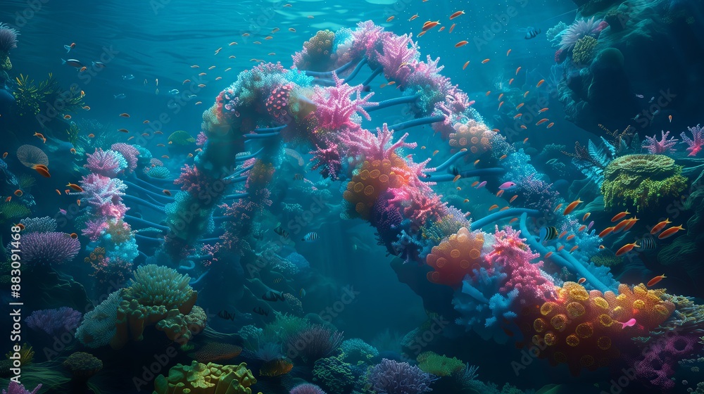 Aquatic Dance of the Double Helix Aquatic Dance of the Double Helix