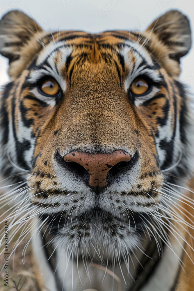 Obraz premium Close-up Portrait of a Tiger