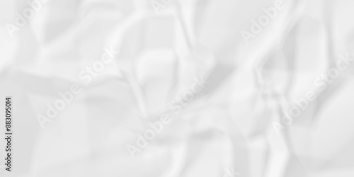 White crumpled cover old paper wrapping crinkled light cardboard overlay texture background. surface retro wrinkled empty sheet paper creased.	
