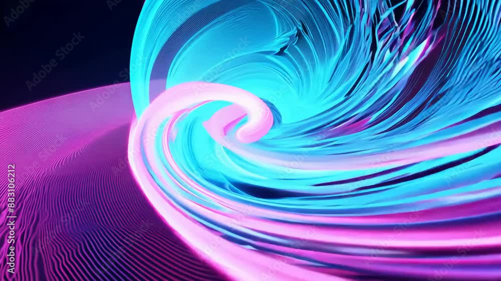 Abstract colorful light swirl with vibrant pink and blue tones Abstract colorful light swirl with vibrant pink and blue tones