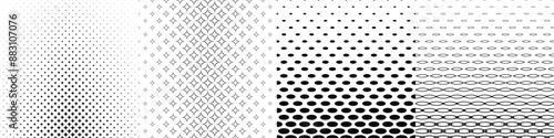 Black and white pattern collection