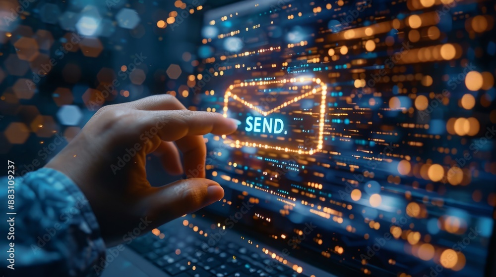 Digital Dispatch: Interaction with a Holographic Interface for Email Sending Digital Dispatch: Interaction with a Holographic Interface for Email Sending