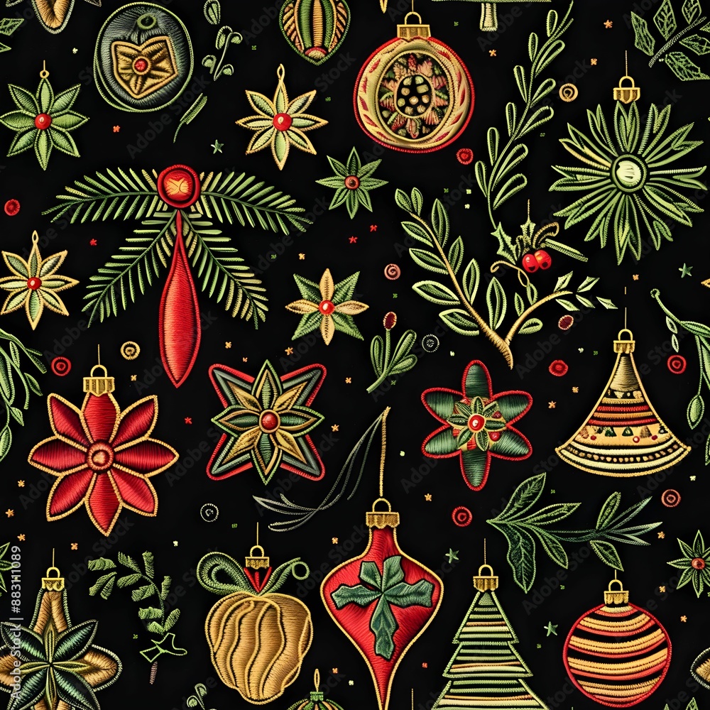 Seamless christmas pattern Seamless christmas pattern