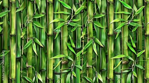 bamboo pattern wallpaper