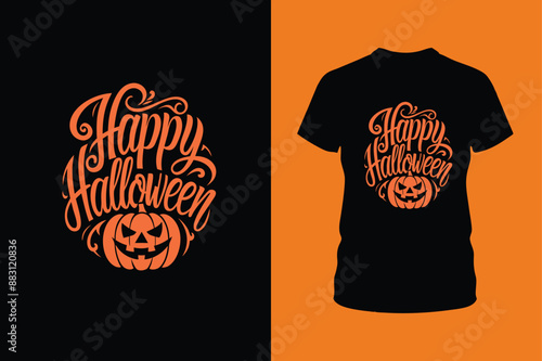 Happy Halloween T-Shirt Design