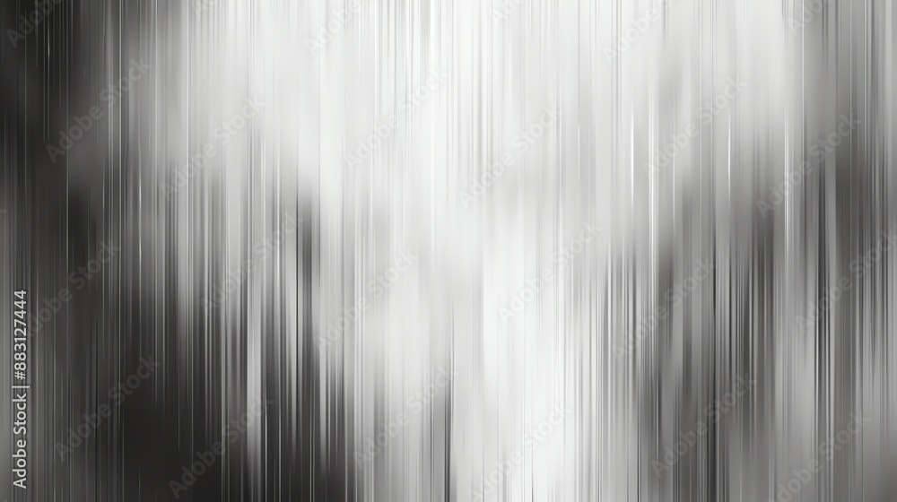 An abstract background with vertical blurred lines of gray and white.