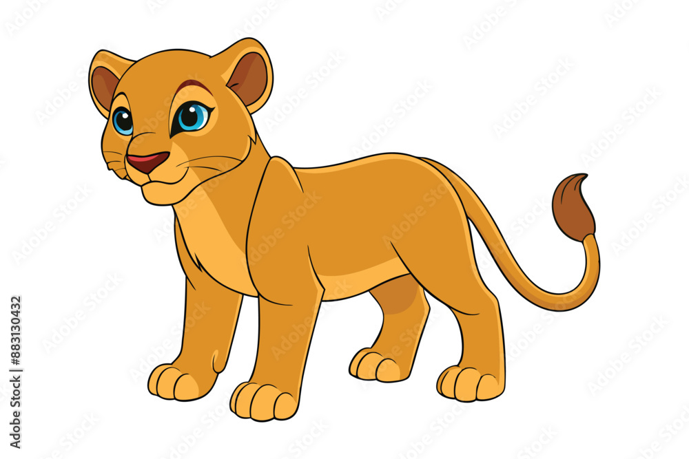 Mountain Lion (also known as Cougar or Puma) Adobe Illustrator Artwork Mountain Lion (also known as Cougar or Puma) Adobe Illustrator Artwork