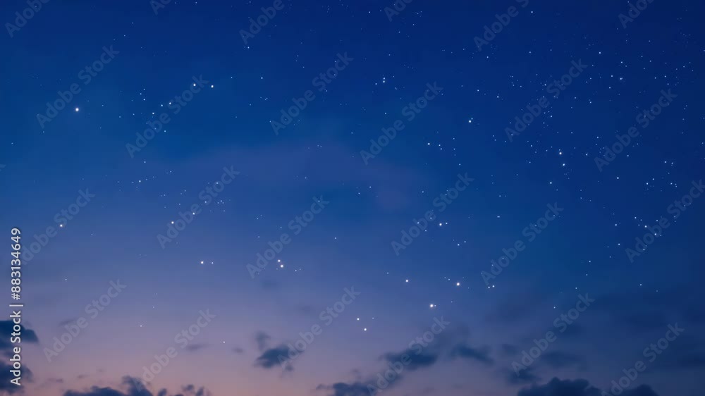 Starry Twilight Sky Starry Twilight Sky