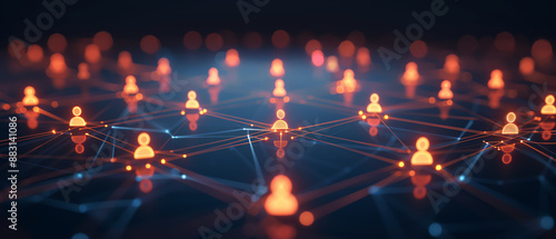 Professionals networking with AIpowered matchmaking apps, networking, smart connections