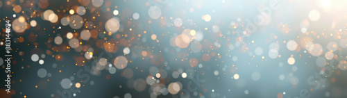 Blue Nebula Space Background Closeup, Realistic Photo