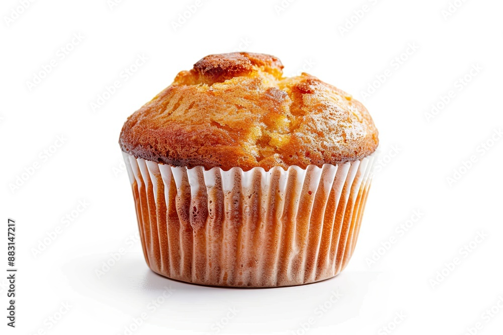 single muffin isolated on white single muffin isolated on white