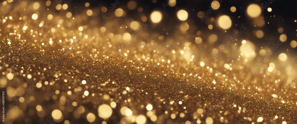 Abstract golden glitter background with gold line texture Abstract golden glitter background with gold line texture