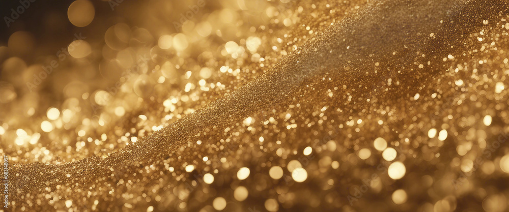 Abstract golden glitter background with gold line texture Abstract golden glitter background with gold line texture