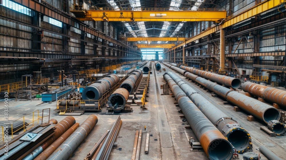 Advancing Technology in Industrial Evolution: A Realistic Depiction with Deep Depth of Field Advancing Technology in Industrial Evolution: A Realistic Depiction with Deep Depth of Field