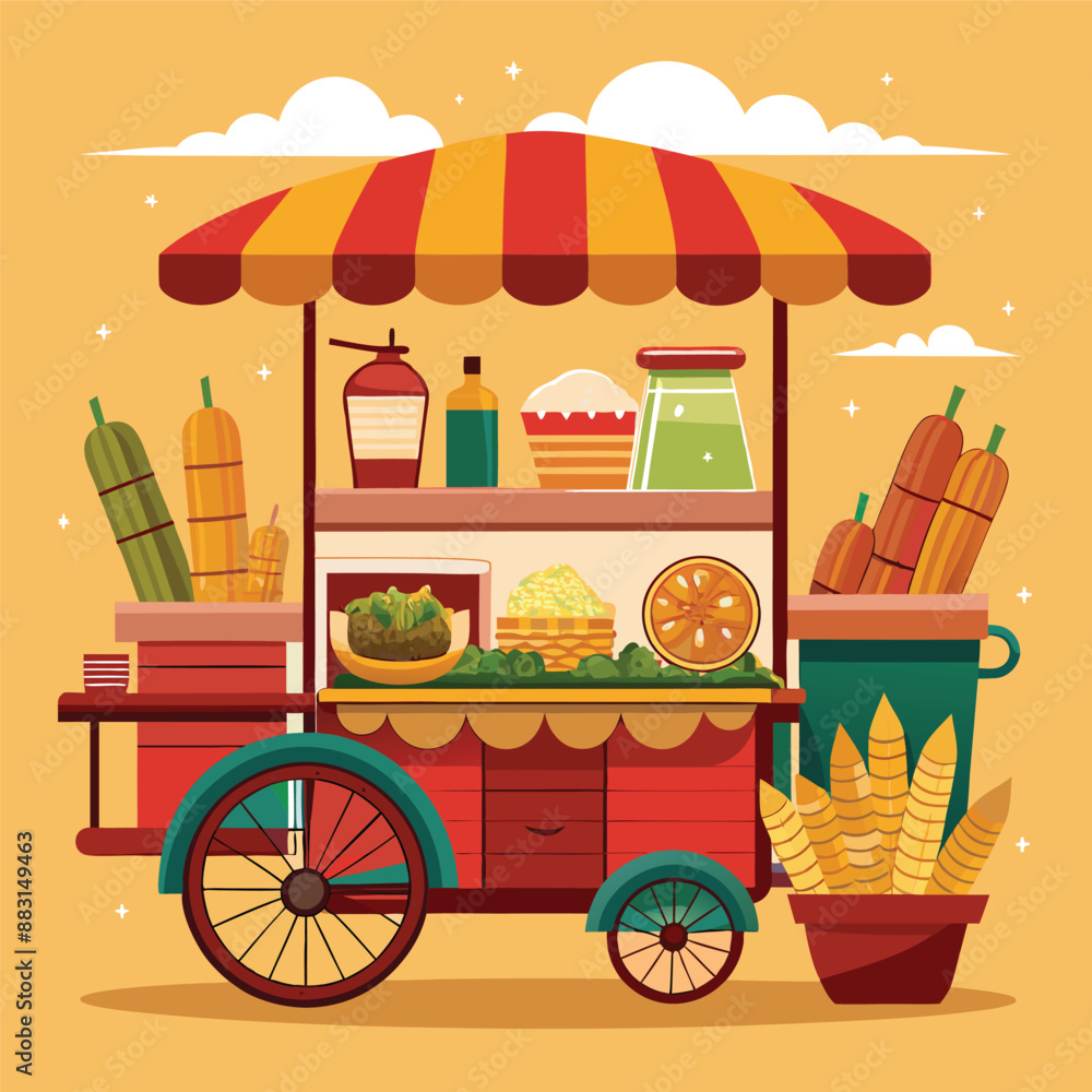 Obraz premium Traditional Mexican street food