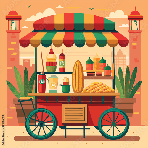 Traditional Mexican street food