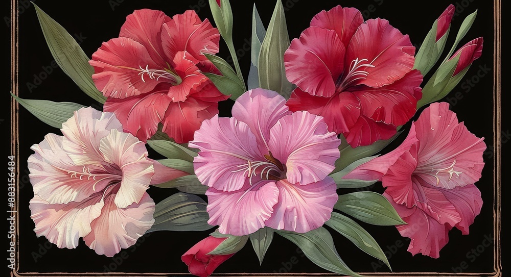 Beautiful Pink Flowers in a Vase Beautiful Pink Flowers in a Vase