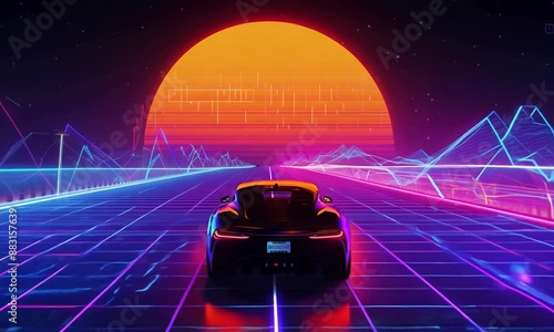 Synthwave Drive photo