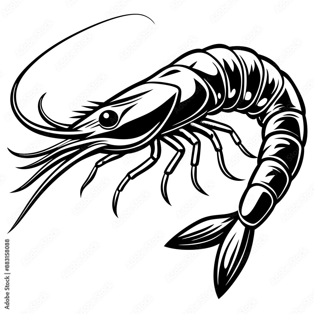 illustration of shrimp illustration of shrimp