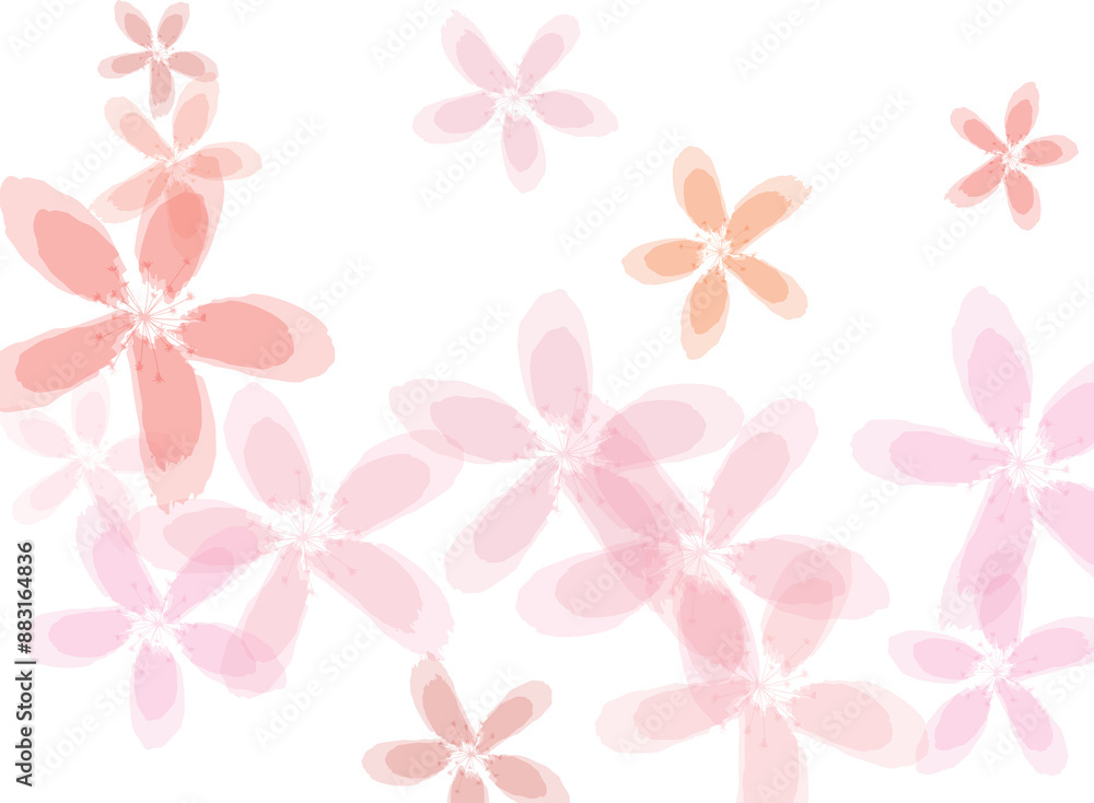 Fototapeta premium Delicate spring vector. Stylish beauty salon background.
