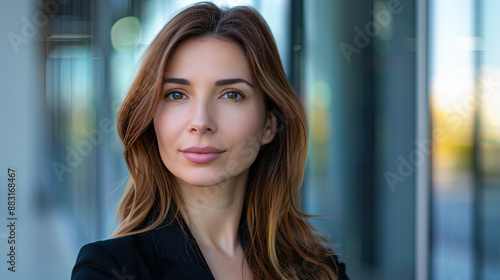 Confident Businesswoman Portrait, Professional Woman in Office Building, Corporate Headshot, Female Executive, Modern Workplace, Business Success, Career Woman, Leadership, Empowerment Free Download Confident Businesswoman Portrait, Professional Woman in Office Building, Corporate Headshot, Female Executive, Modern Workplace, Business Success, Career Woman, Leadership, Empowerment - GFXLoad