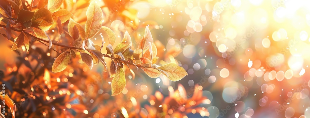 An autumn background with orange and yellow leaves. An autumn background with orange and yellow leaves.