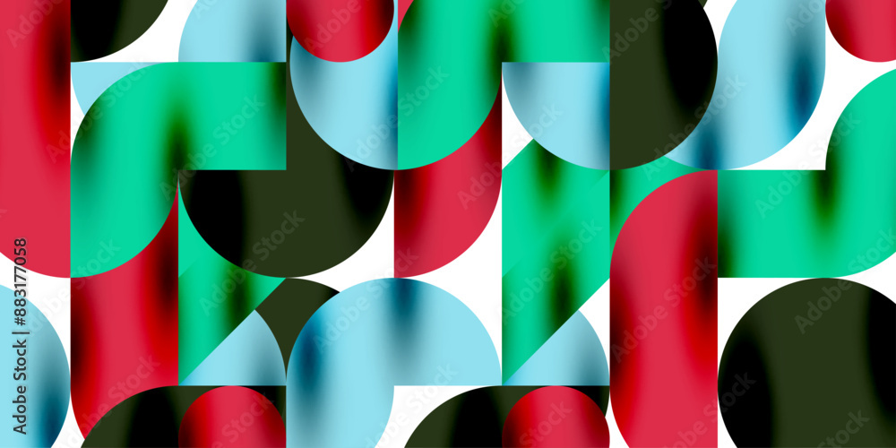 Shadow effect shiny circles and round triangles geometric modern art. Vector Illustration For Wallpaper, Banner, Background, Card, Book Illustration, landing page Shadow effect shiny circles and round triangles geometric modern art. Vector Illustration For Wallpaper, Banner, Background, Card, Book Illustration, landing page