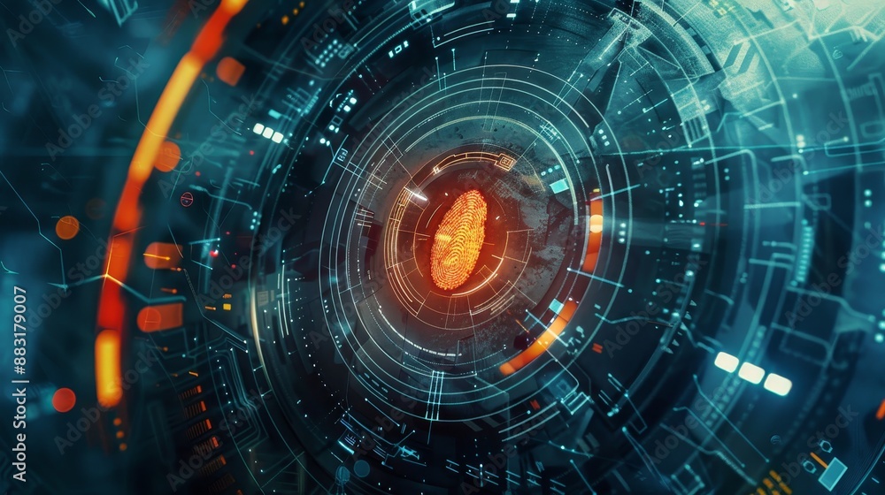 Futuristic digital interface with glowing core, representing advanced technology, innovation, and data visualization in a cyber world. Futuristic digital interface with glowing core, representing advanced technology, innovation, and data visualization in a cyber world.