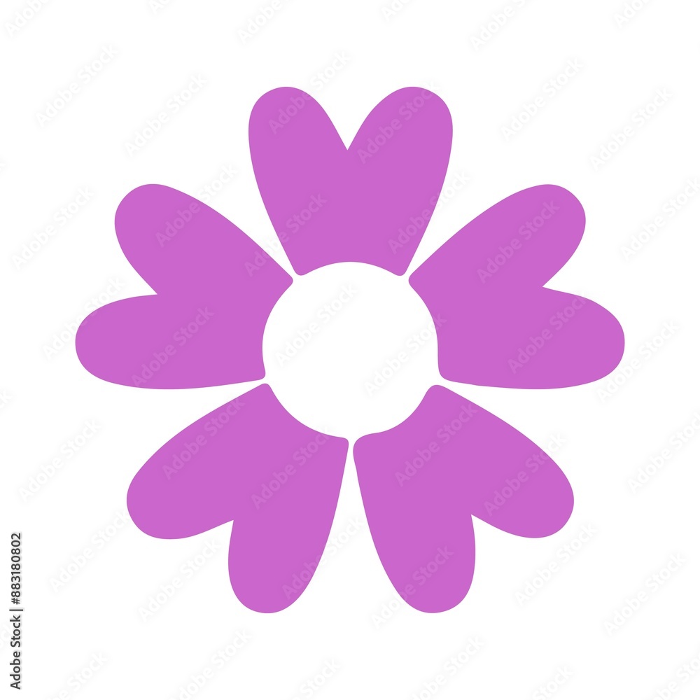 Flower clip art design on plain white transparent isolated background for card, shirt, hoodie, sweatshirt, apparel, tag, mug, icon, poster or badge Flower clip art design on plain white transparent isolated background for card, shirt, hoodie, sweatshirt, apparel, tag, mug, icon, poster or badge